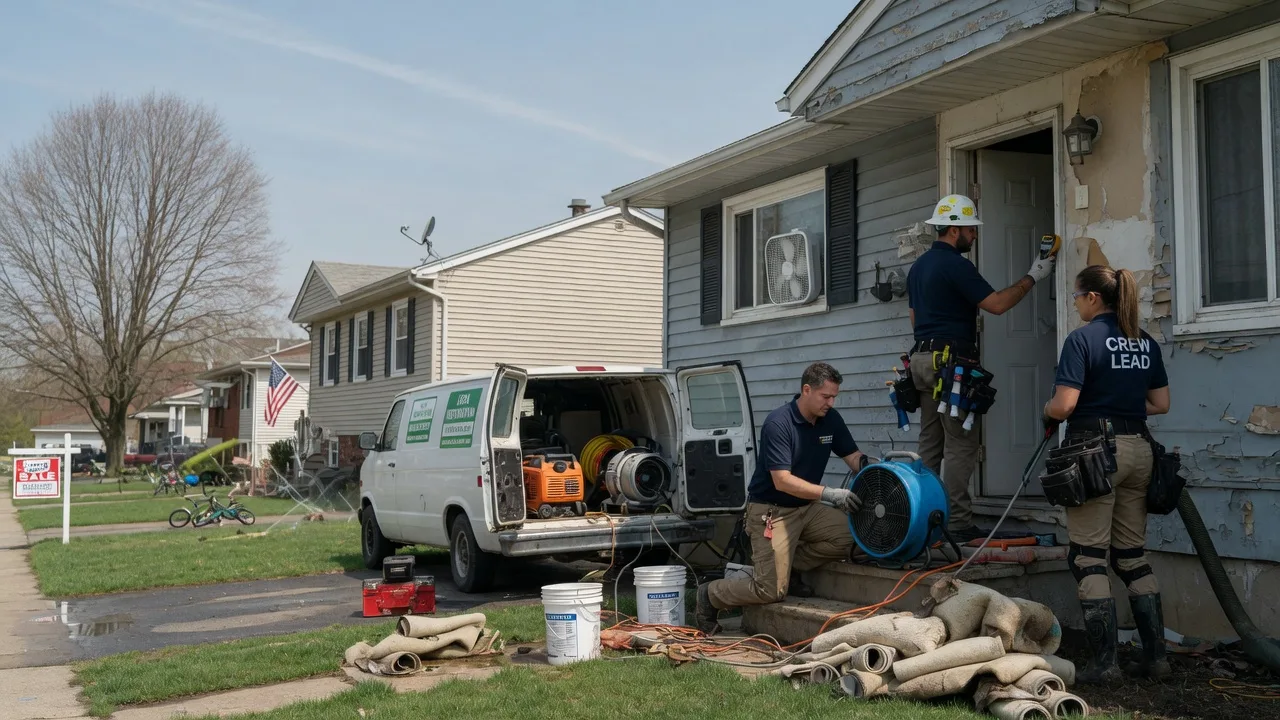 Flood Cleanup in Plover, WI near me