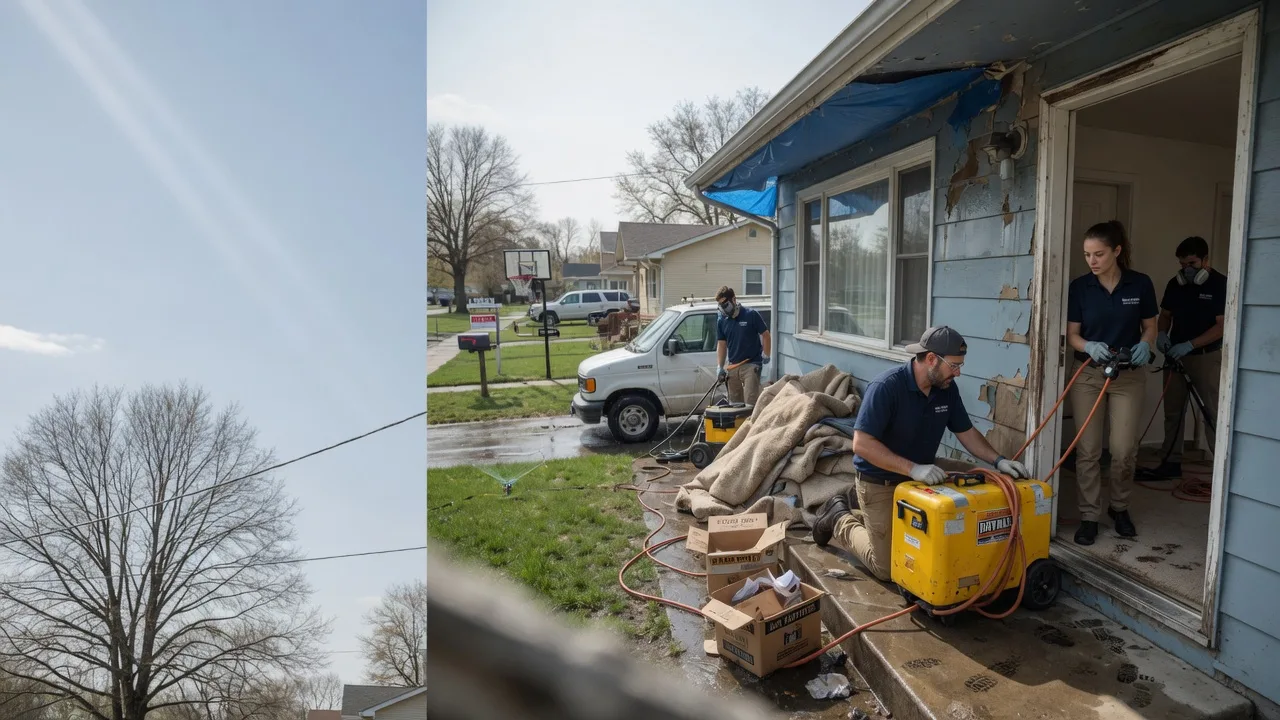 Basement Flood Cleanup in Plover, WI near me